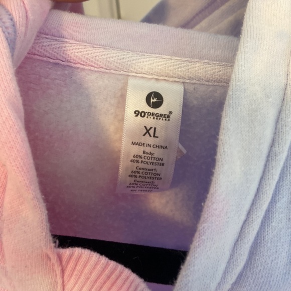 Tie Dye Cropped Hoodie - Picture 8 of 8